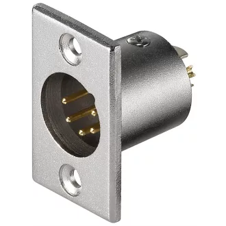 Goobay 11966 csatlakozóaljzat XLR Szürke