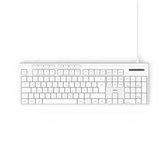   Hama CK-200 billentyűzet Otthoni/irodai USB QWERTZ Német Fehér
