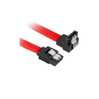   Sharkoon 0.6m, 2xSataIII SATA kábel 0,6 M SATA 7-pin Vörös