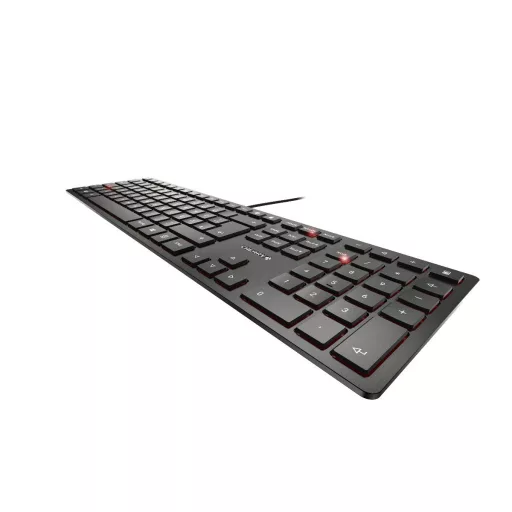CHERRY KC 6000 SLIM billentyűzet USB Északi Fekete