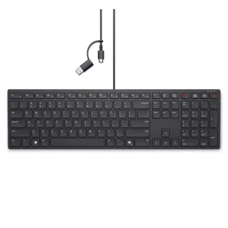 DELL KB525C billentyűzet Irodai USB QWERTZ Magyar Fekete