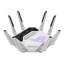 ASUS ROG Rapture GT-BE19000AI vezetéknélküli router 10 Gigabit Ethernet Háromsávos (2,4 GHz / 5 GHz / 6 GHz) Fehér