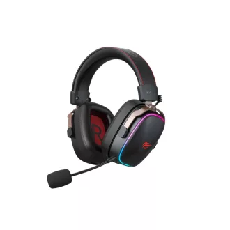   Havit 6939119065584 fejhallgató és headset Vezetékes és vezeték nélküli Fejpánt Játék Fekete, Vörös