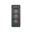 GENESIS Irid 505 ARGB Midi Tower Fekete, Átlátszó
