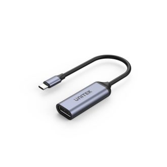   UNITEK V1415A video átalakító kábel 0,15 M USB C-típus DisplayPort Szürke