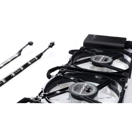 In Win AURORA 12 cm Fekete, Fehér 1 db