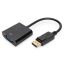 Digitus AK-340403-001-S video átalakító kábel 0,15 M DisplayPort VGA (D-Sub) Fekete
