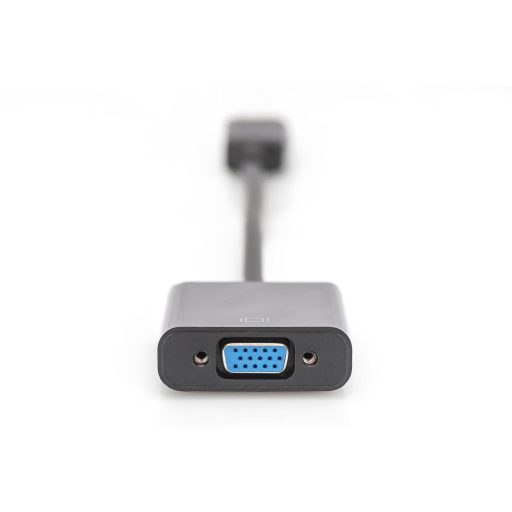 Digitus AK-340403-001-S video átalakító kábel 0,15 M DisplayPort VGA (D-Sub) Fekete