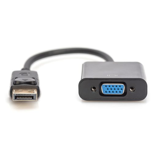 Digitus AK-340403-001-S video átalakító kábel 0,15 M DisplayPort VGA (D-Sub) Fekete