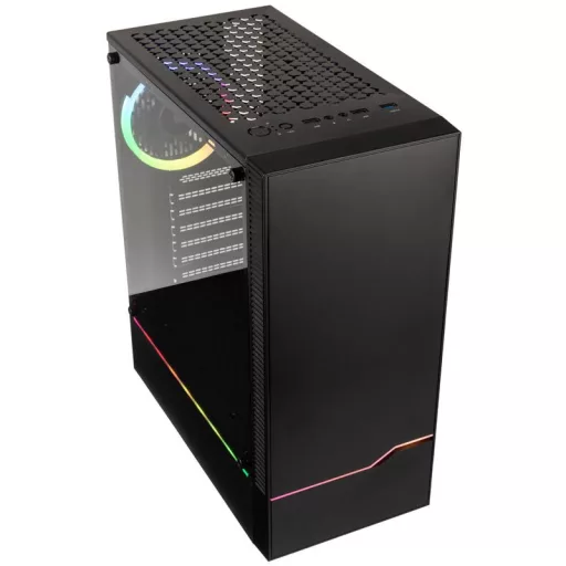 Kolink Inspire K9 ARGB Midi Tower Fekete