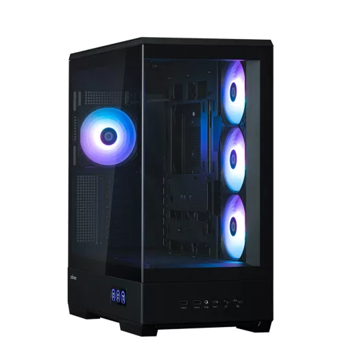 Zalman P50 DS Black Midi Tower Fekete