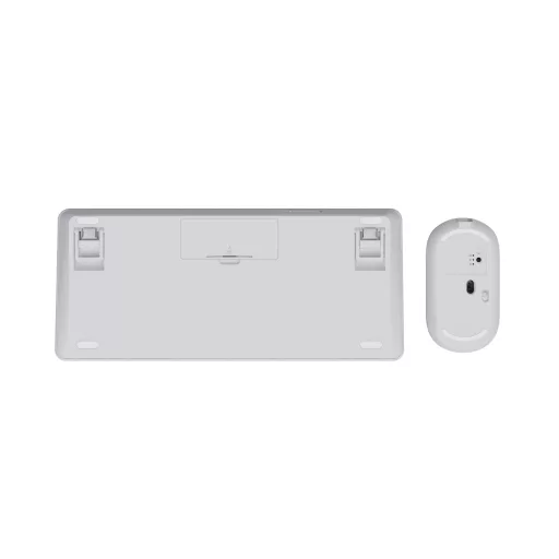 Trust Lyra billentyűzet Egér mellékelve Irodai RF vezeték nélküli + Bluetooth QWERTZ Német Fehér
