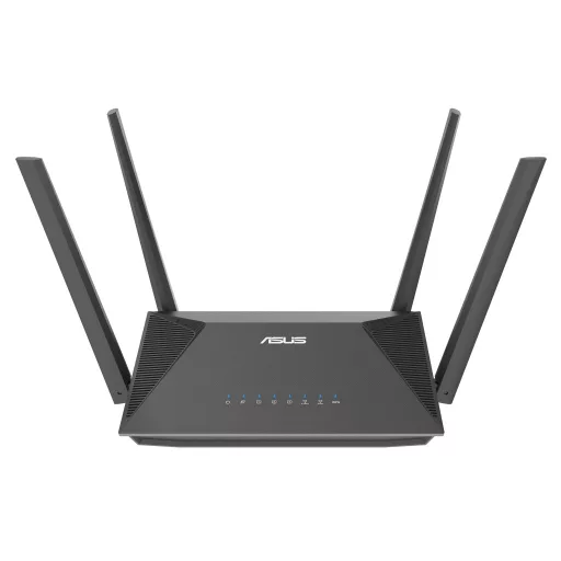 ASUS RT-AX52 Pro AX3000 vezetéknélküli router Gigabit Ethernet Kétsávos (2,4 GHz / 5 GHz) Fekete
