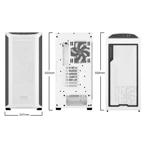be quiet! Shadow Base 800 DX White Midi Tower Fehér