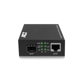   ACT AC4451 hálózati média konverter 1000 Mbit/s Multi-mode, Single-mode Fekete