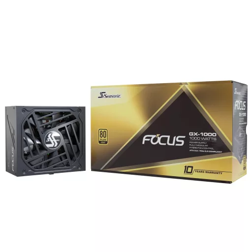 Seasonic Focus GX ATX 3.0 1000 W 20+4 pin ATX Fekete