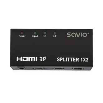 Savio CL-42 videó elosztó HDMI 2x HDMI