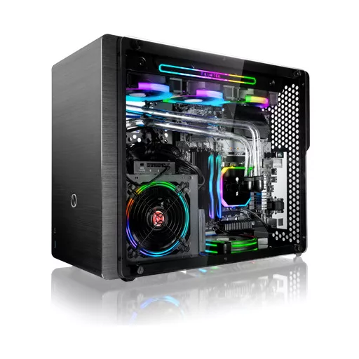 RAIJINTEK Ophion M Evo ALS Midi Tower Fekete, Átlátszó