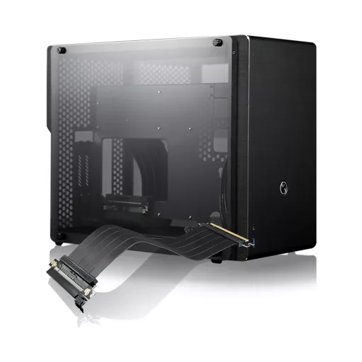 RAIJINTEK Ophion M Evo ALS Midi Tower Fekete, Átlátszó