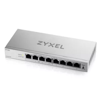   Zyxel GS1200-8HPV3 Vezérelt L2 Gigabit Ethernet (10/100/1000) Ethernet-áramellátás (PoE) támogatása Asztali Szürke