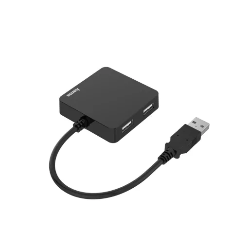 Hama 00200121 hálózati csatlakozó USB 2.0 480 Mbit/s Fekete