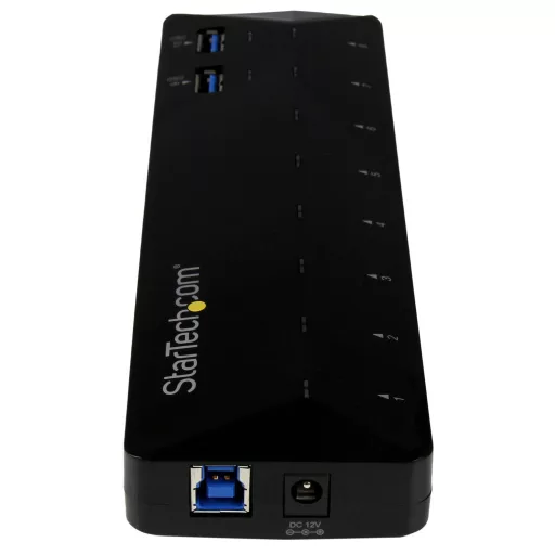 StarTech.com ST103008U2C hálózati csatlakozó USB 3.2 Gen 1 (3.1 Gen 1) Type-B 5000 Mbit/s Fekete
