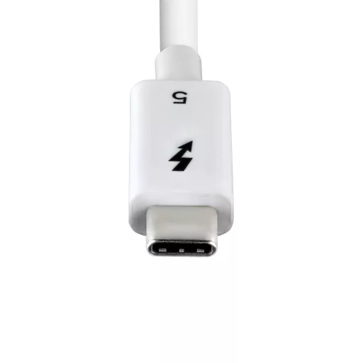 StarTech.com TBLT5MM50CM240WWH Thunderbolt kábel 0,5 M 120 Gbit/s Fehér