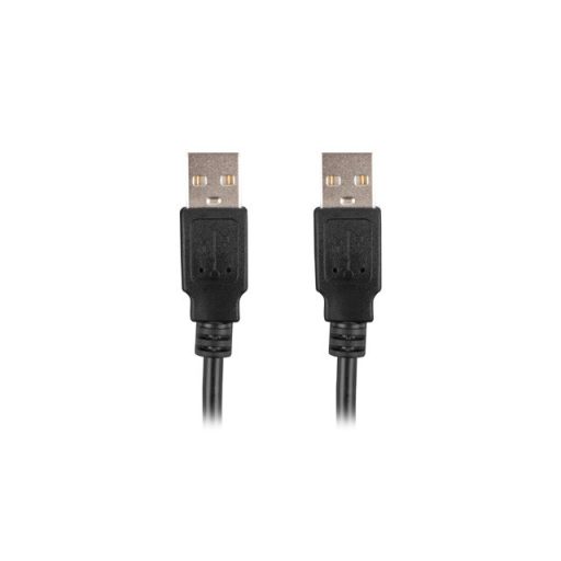 Lanberg CA-USBA-20CU-0010-BK USB kábel USB 2.0 1 M Fekete