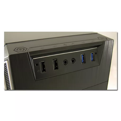 LC-Power 7038B Midi Tower Fekete