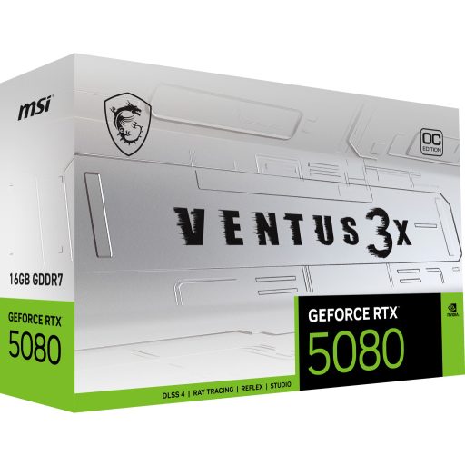 MSI VENTUS GEFORCE RTX 5080 16G 3X OC WHITE NVIDIA 16 GB GDDR7