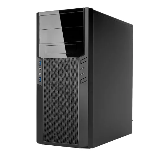 Silverstone PS13 Mini Tower Fekete