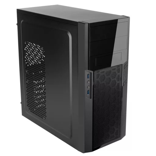 Silverstone PS13 Mini Tower Fekete