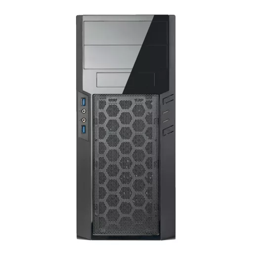 Silverstone PS13 Mini Tower Fekete
