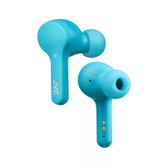   JVC HA-A7T-AN Headset True Wireless Stereo (TWS) Hallójárati Hívás/zene Micro-USB Bluetooth Kék