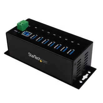   StarTech.com ST7300USBME hálózati csatlakozó USB 3.2 Gen 1 (3.1 Gen 1) Type-B 5000 Mbit/s Fekete