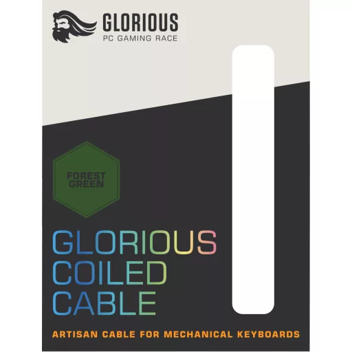 Glorious Gaming Coiled Zöld 1,37 M