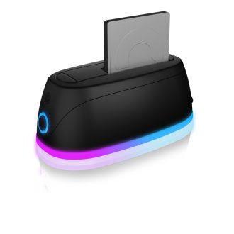 ICY BOX IB-1124L-C3 USB 3.2 Gen 1 (3.1 Gen 1) Type-B Fekete