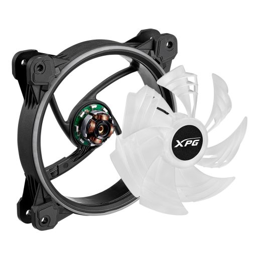 XPG HURRICANE 120 ARGB PWM Alaplap Ventilátor 12 cm Fekete 1 db