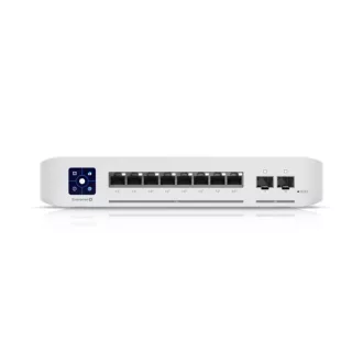   Ubiquiti UniFi Enterprise 8 PoE Vezérelt L3 2.5G Ethernet (100/1000/2500) Ethernet-áramellátás (PoE) támogatása Rozsdamentes acél