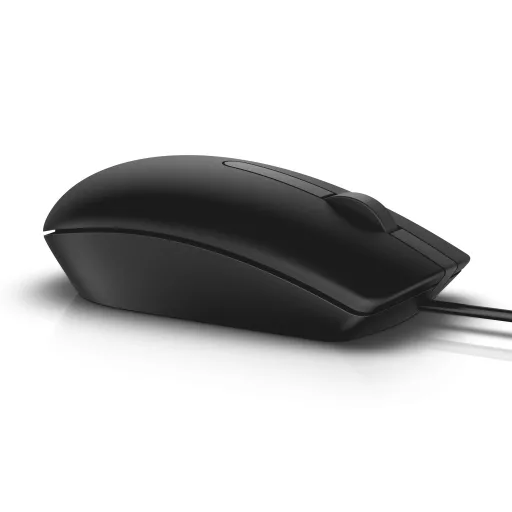 DELL MS116 egér Irodai Kétkezes USB A típus Optikai 1000 DPI
