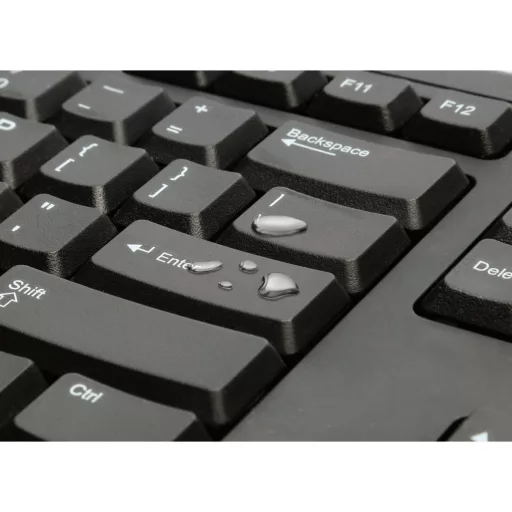 Kensington KB100 EQ billentyűzet Otthoni/irodai USB QWERTY Nemzetközi amerikai Fekete