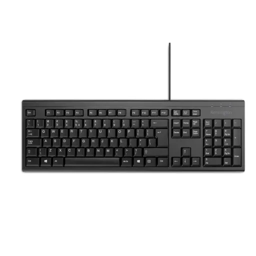 Kensington KB100 EQ billentyűzet Otthoni/irodai USB QWERTY Nemzetközi amerikai Fekete