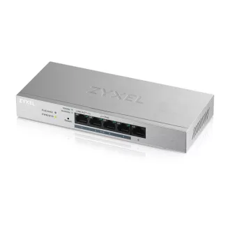   Zyxel GS1200-5HP v2 Vezérelt Gigabit Ethernet (10/100/1000) Ethernet-áramellátás (PoE) támogatása Szürke