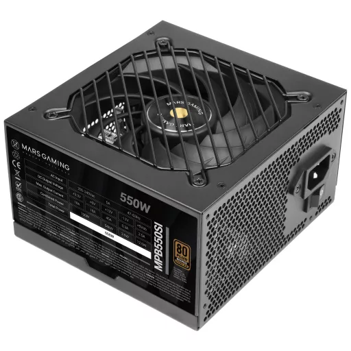 Mars Gaming MPB550SI 550 W 24-pin ATX ATX Fekete