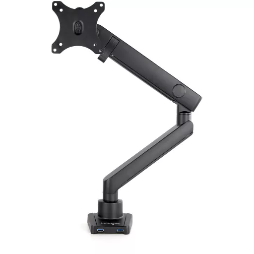 StarTech.com ARMSLIM2USB3 asztali TV konzol 86,4 cm (34") Fekete