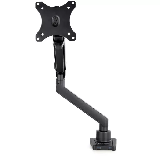 StarTech.com ARMSLIM2USB3 asztali TV konzol 86,4 cm (34") Fekete