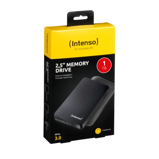 Intenso Memory Drive, 1TB külső merevlemez 5400 RPM 2.5" USB A típus 3.2 Gen 1 (3.1 Gen 1) Fekete
