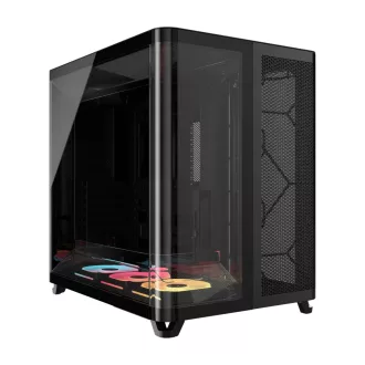 Corsair AIR 5400 LX-R RGB iCUE LINK Midi Tower Fekete