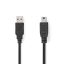 Nedis CCGL60300BK10 USB kábel USB 2.0 1 M USB A Mini-USB B Fekete