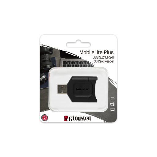 Kingston Technology MobileLite Plus kártyaolvasó USB 3.2 Gen 1 (3.1 Gen 1) Type-A Fekete